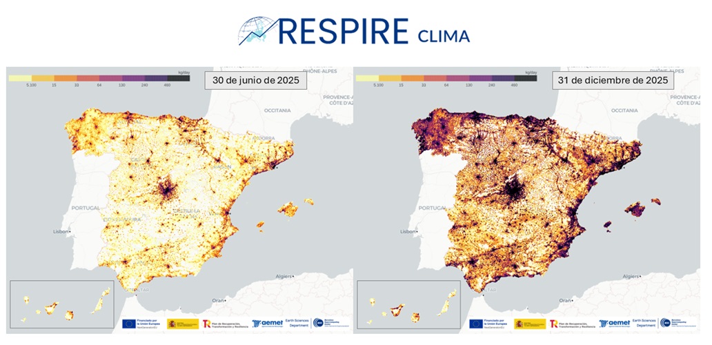 AEMET y el BSC abren herramientas gratuitas para consultar emisiones y calidad del aire con más detalle