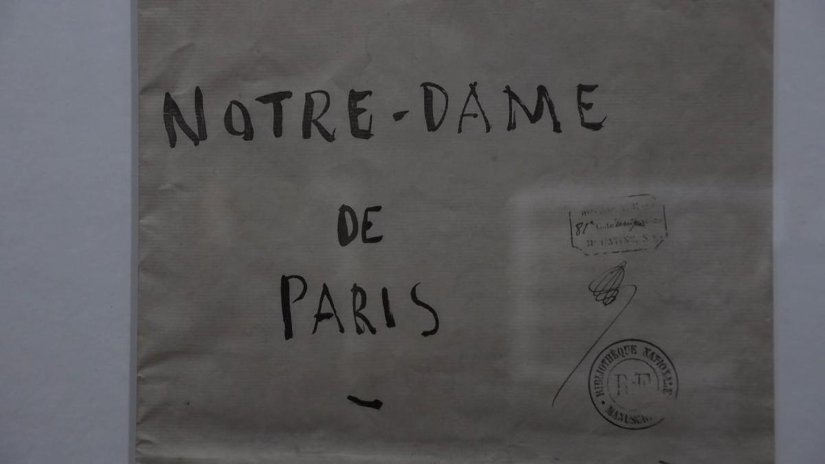 Los dibujos de Víctor Hugo que ayudaron a salvar Notre-Dame salen a la luz en París