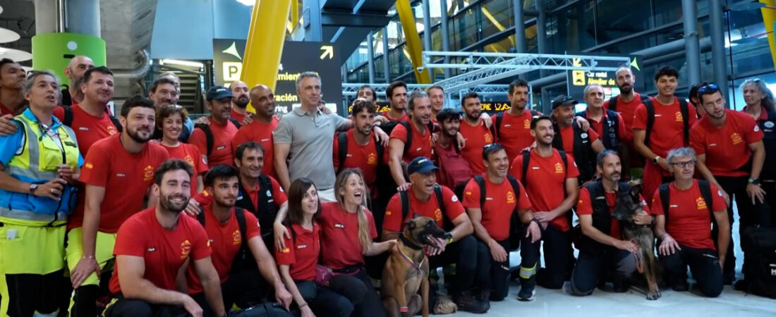 Regresan a Madrid los 40 efectivos del ERICAM que ayudaron en los rescates tras los terremotos de Venezuela