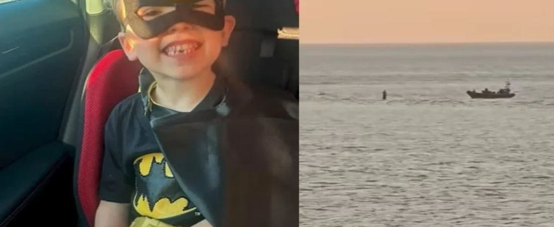 Un niño de 5 años disfrazado de Batman salva la vida de un hombre que corría riesgo de ahogarse